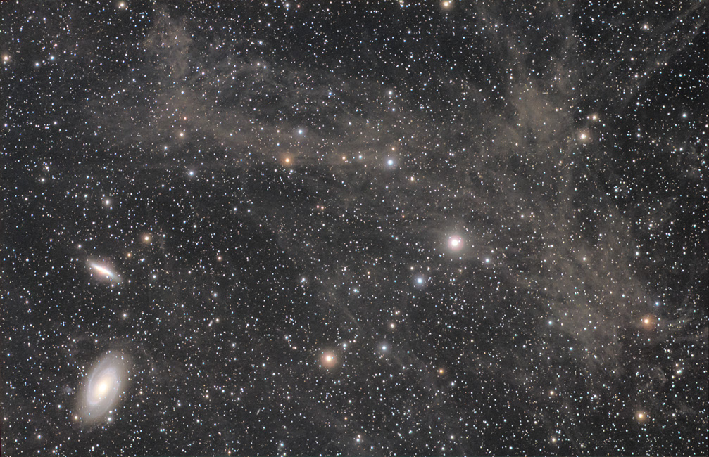 M81,M82と北天の分子雲