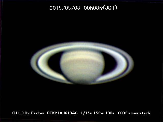5月3日の土星