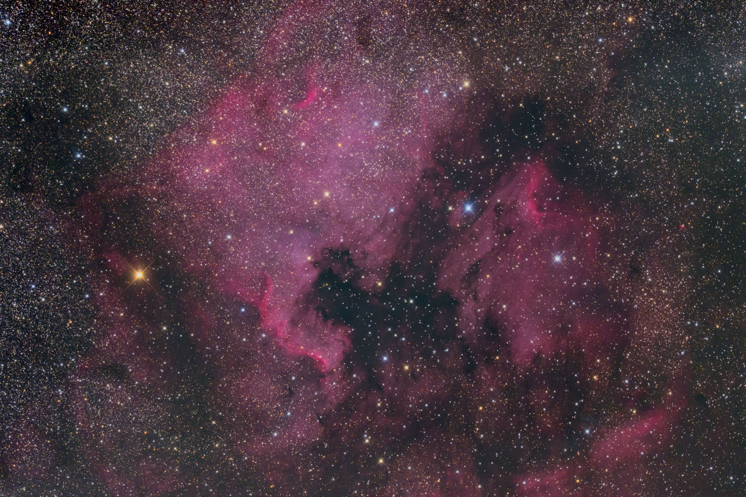 北アメリカ・ペリカン星雲