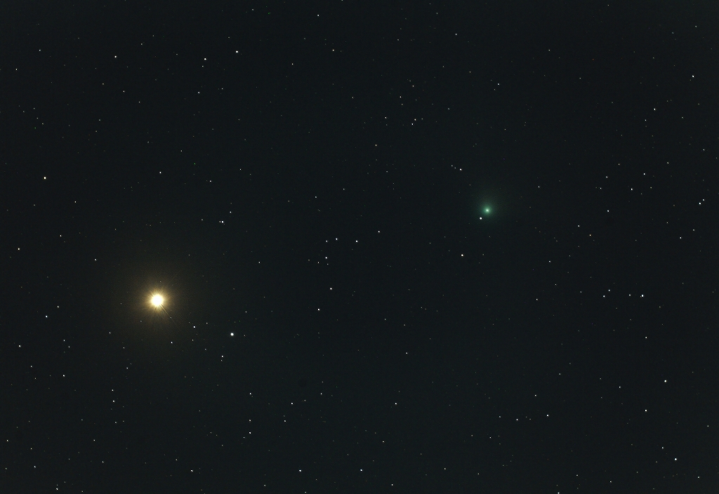 カタリナ彗星とアークツルス