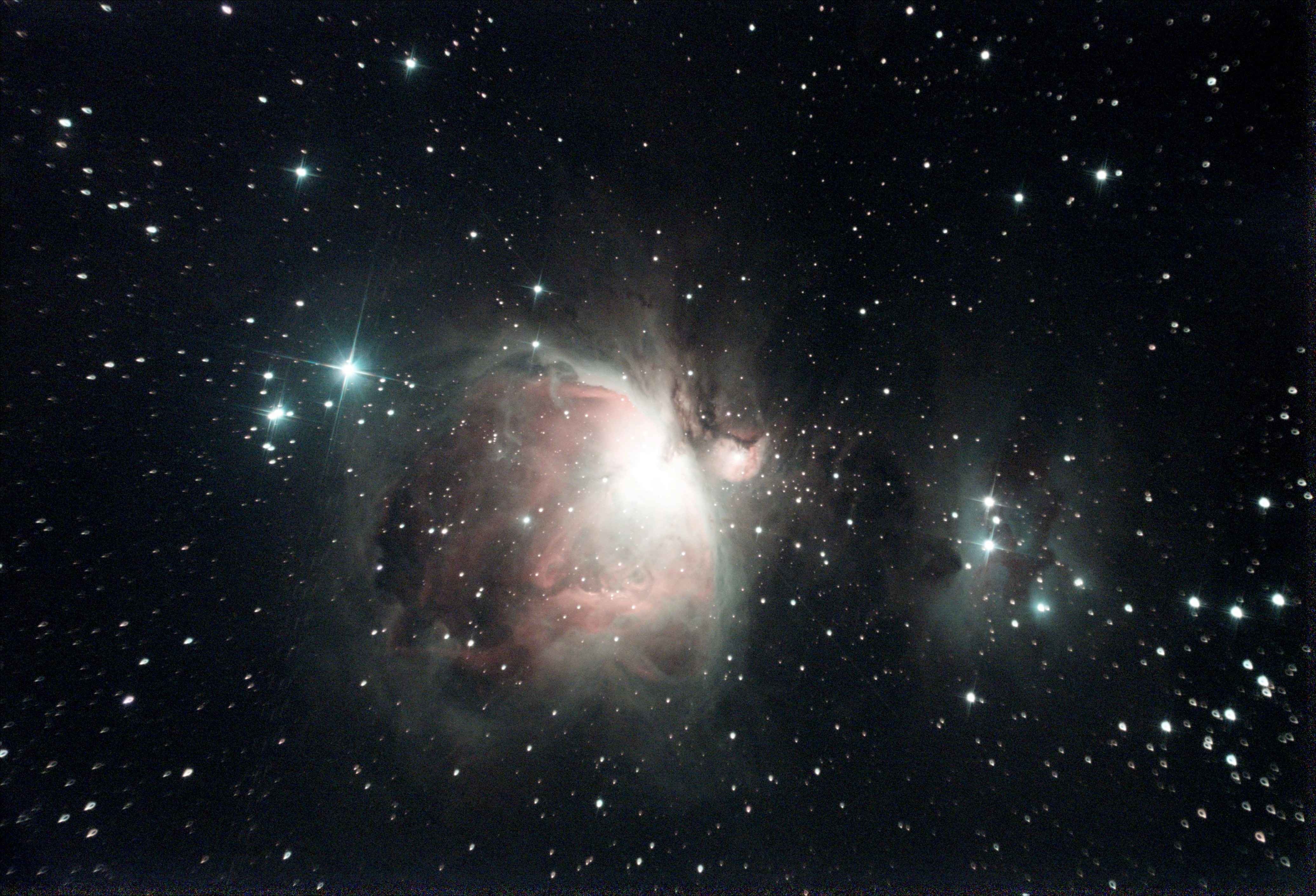電視観望スタイルのM42オリオン大星雲
