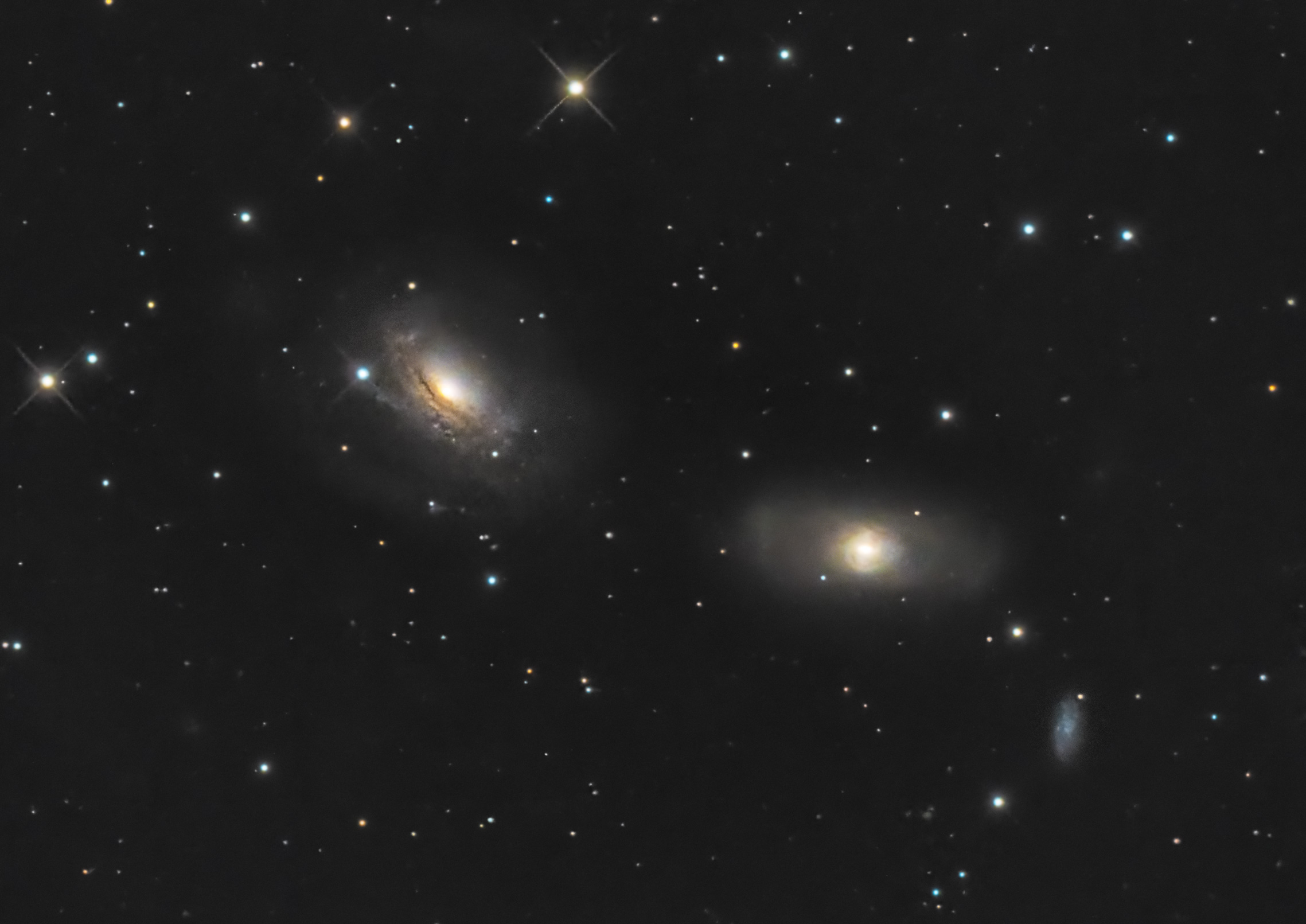 NGC3166,NGC3169