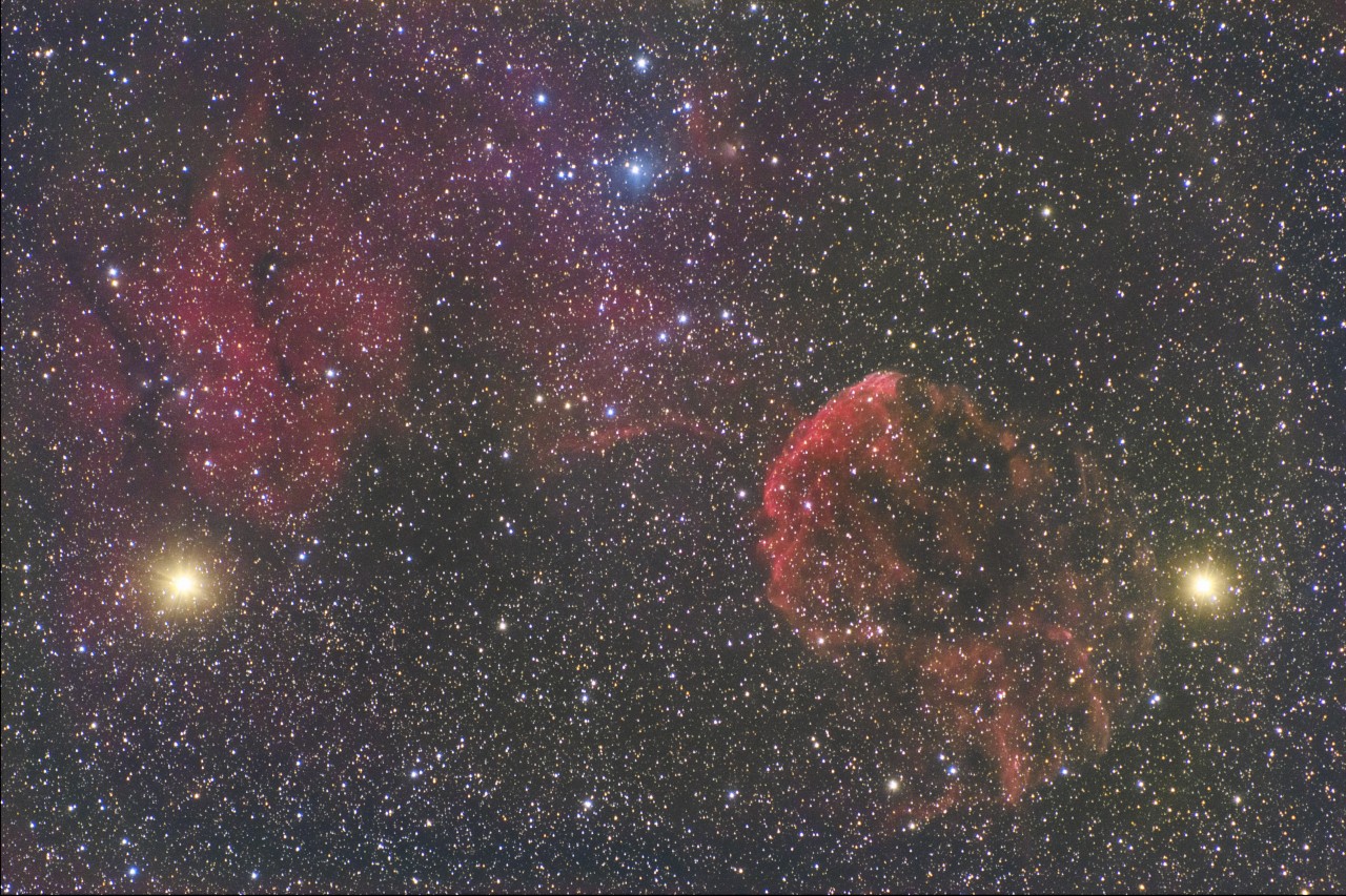 IC443 クラゲ星雲周辺