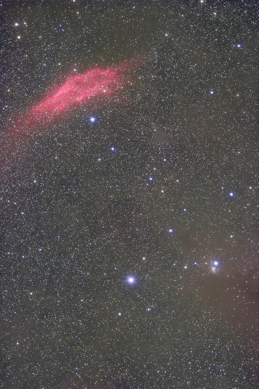 カリフォルニア星雲の周辺